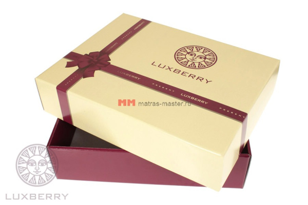 Постельное белье Luxberry Elisa, сатин, белый/кремовый